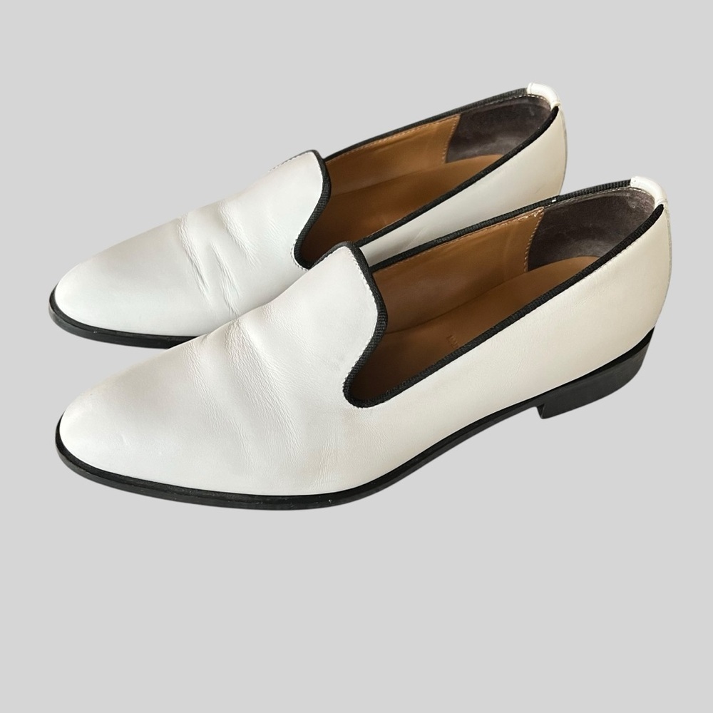 Everlane Women's White and Black Loafers - Picture 3 of 9